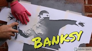 Step by Step  How to make your own Banksy [upl. by Ebner72]