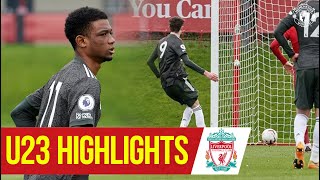 U23 Highlights Liverpool 36 Manchester United  The Academy [upl. by Ettenyar]