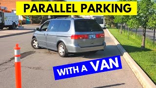 How to do Parallel Parking with a VAN  Parallel Parking in a Van  Toronto Drivers [upl. by Llewxam217]