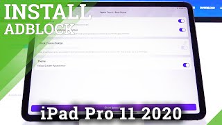 How to Install AdBlock on iPad Pro 11 2020 – Block Adverts [upl. by Ahsuoj]