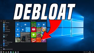 Debloat Windows 10 [upl. by Corell639]