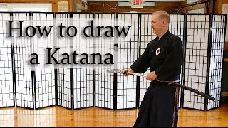 How to draw a Katana [upl. by Enovad420]