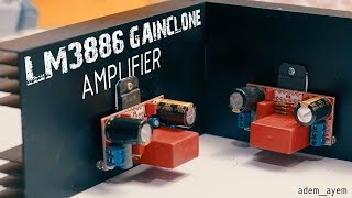 LM3886 super gainclone amplifier DIY [upl. by Falconer]