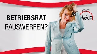 Betriebsrat Kündigung Kann der Arbeitgeber dem Betriebsrat kündigen  Betriebsrat Video [upl. by Maye]