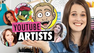 My Favorite Art Channels on YouTube [upl. by Marelya]