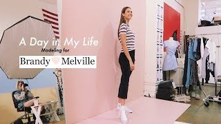 Day in The Life of a Model Shooting for Brandy Melville [upl. by Ambrogio]