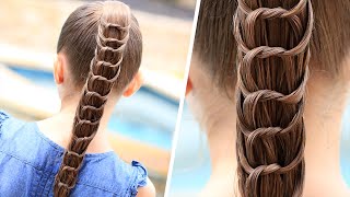 How to Create a Knotted Ponytail  Cute Hairstyles [upl. by Ilan]