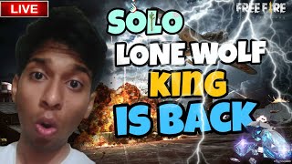 Free Fire Live 🔴 Lone Wolf King 🥴Yanva Gaming 😁 With Comeback Challenge 😂 ff freefire YanvaGaming [upl. by Netsirt]