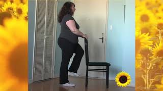 Standing Exercises With Chair for Balance amp Range of Motion [upl. by Ahsienal]