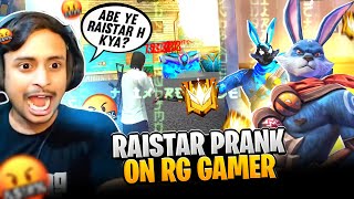 Raistar Prank With RG Gamer😂First Time RaiStar VsRGGamerLive 😉Raistar God Level Speed Gameplay [upl. by Jentoft]