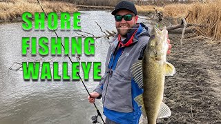 Shore Fishing Walleye Tactics [upl. by Syman]