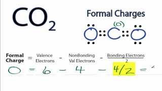 Calculating CO2 Formal Charges Calculating Formal Charges for CO2 [upl. by Airekal]