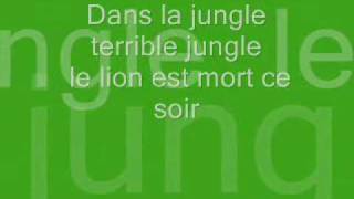 Le lion est mort ce soirlyricswmv [upl. by Onurb]