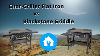 Comparing the CharGriller Flat Iron 36quot to the Blackstone Griddle 36quot [upl. by Ahsekar]