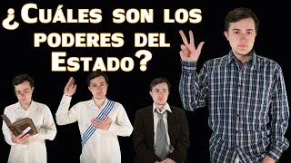 DIVISIÓN de PODERES Poderes del Estado ¿Cuales son [upl. by Ronel551]