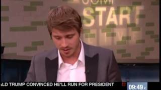 Garrett Hedlund Interview [upl. by Reyam]