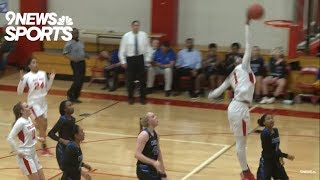 Impressive high school girls basketball dunk [upl. by Carie]