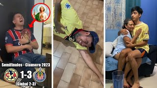 Aficionados reaccionando al América vs Chivas [upl. by Akinahs42]