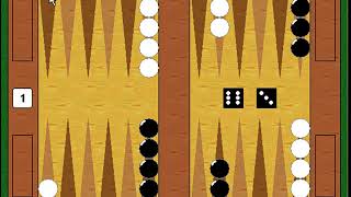 How To Play  Backgammon  The Basics  The Opening Move [upl. by Aihsemaj]