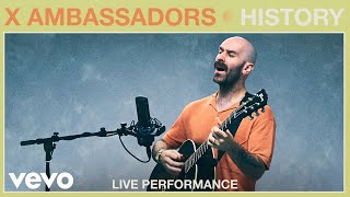 X Ambassadors  quotHistoryquot Live Performance  Vevo [upl. by Odine747]