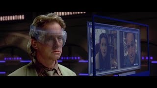 Michael Douglas in virtual reality  Disclosure [upl. by Narik]