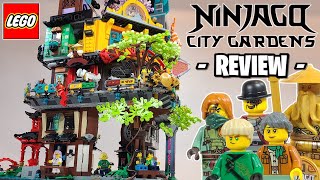 LEGO Ninjago City Gardens 71741 Set Review  My New FAVOURITE Set [upl. by Yobybab]