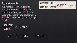 Medication Dosage Calculation Practice Questions [upl. by Aracal312]