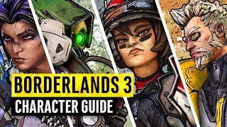 Borderlands 3  Which Vault Hunter should you choose Character Guide [upl. by Ahsiened434]