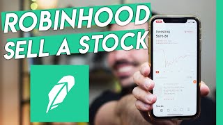 How To Sell Your Stocks on Robinhood  Quick Tutorial [upl. by Hailahk221]