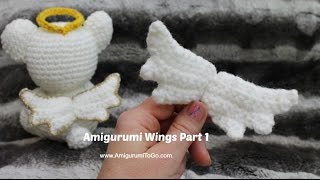 Crochet Angel Wings Part 1 [upl. by Esirahs168]