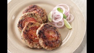 Chapli Kebab  Sanjeev Kapoor Khazana [upl. by Seessel448]