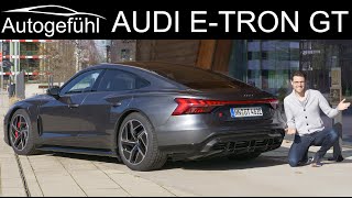 Driving the Audi etron GT  FULL REVIEW of Audi’s EV supercar [upl. by Yelich490]