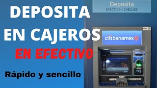 Como hacer un depósito en cajero Banamex [upl. by Ahsets933]