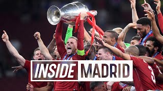 Inside Madrid Tottenham 02 Liverpool  The Reds lift the European Cup [upl. by Munroe]