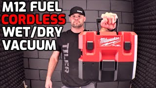 Milwaukee M12 Fuel 16 gal Cordless WetDry Vacuum Review [upl. by Adnamaa]