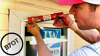 HOW TO INSTALL A WINDOW  Start To Finish [upl. by Sheree]