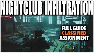 THE DIVISION 2 NIGHTCLUB INFILTRATION CLASSIFIED ASSIGNMENT FULL GUIDE WALKTHROUGH [upl. by Standish223]