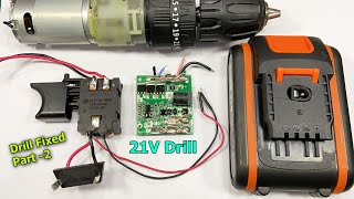 How to Repair Cordless Electric Drill  Switch and BMS replacement – Part 2 [upl. by Leidgam]