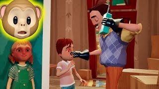 ALLNEW GAME WITH HIS CHILDREN  Hello Neighbor Hide And Seek [upl. by Aicirtam]