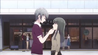 Yuki x Machi Kiss Scene  Fruits Basket The Final Episode 12 [upl. by Flavius486]