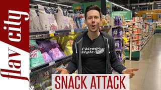 The HEALTHIEST Snack Foods At The Grocery Store  Chips Popcorn amp More [upl. by Eseneg]