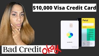 10000 Visa Credit Card With No Hard Pull PreApproval Bad Credit OK [upl. by Acnaib]