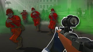 ZOMBIE SURVIVAL IN WW2 TOWN  Ravenfield Gameplay Zombie Survival Mod [upl. by Emmy]