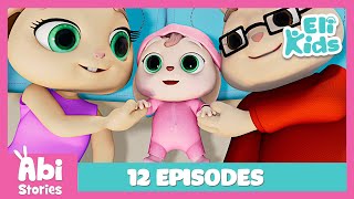 Abi Stories  One Hour  12 FULL Episodes  Eli Kids Educational Cartoon [upl. by Elahcim]