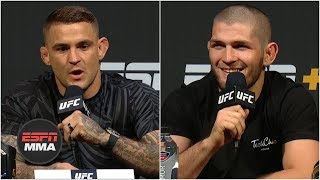 Khabib Nurmagomedov plans to make Dustin Poirier tap out at UFC 242  ESPN MMA [upl. by Josie]