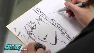 BLEACH Tite Kubo OFFICIAL Creator Sketch Video by SHONEN JUMP Alpha [upl. by Aihsyt454]