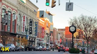 4K Walk Around Downtown Schenectady New York USA 🇺🇸 [upl. by Aletsirc]