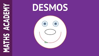 How to Create a Smiley Face using DESMOS [upl. by Ahsuas409]