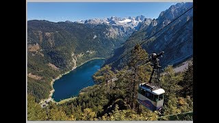 Gosau cable car in Austria  Gosaukammbahn   The beauty of AUSTRIA [upl. by Mosenthal]