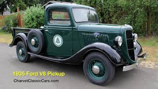 1935 Ford V8 Pickup Truck  Charvet Classic Cars [upl. by Hsiwhem]